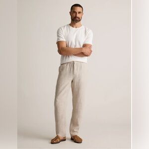 NWT Quince 100% European Linen Pants in Flax